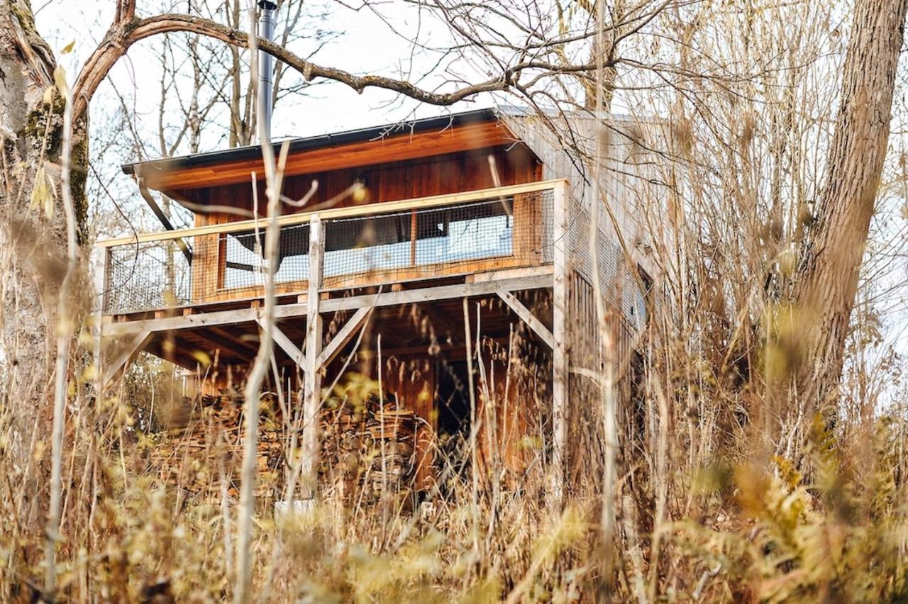 Tri Domky - Tiny Houses Depoltice Exterior foto