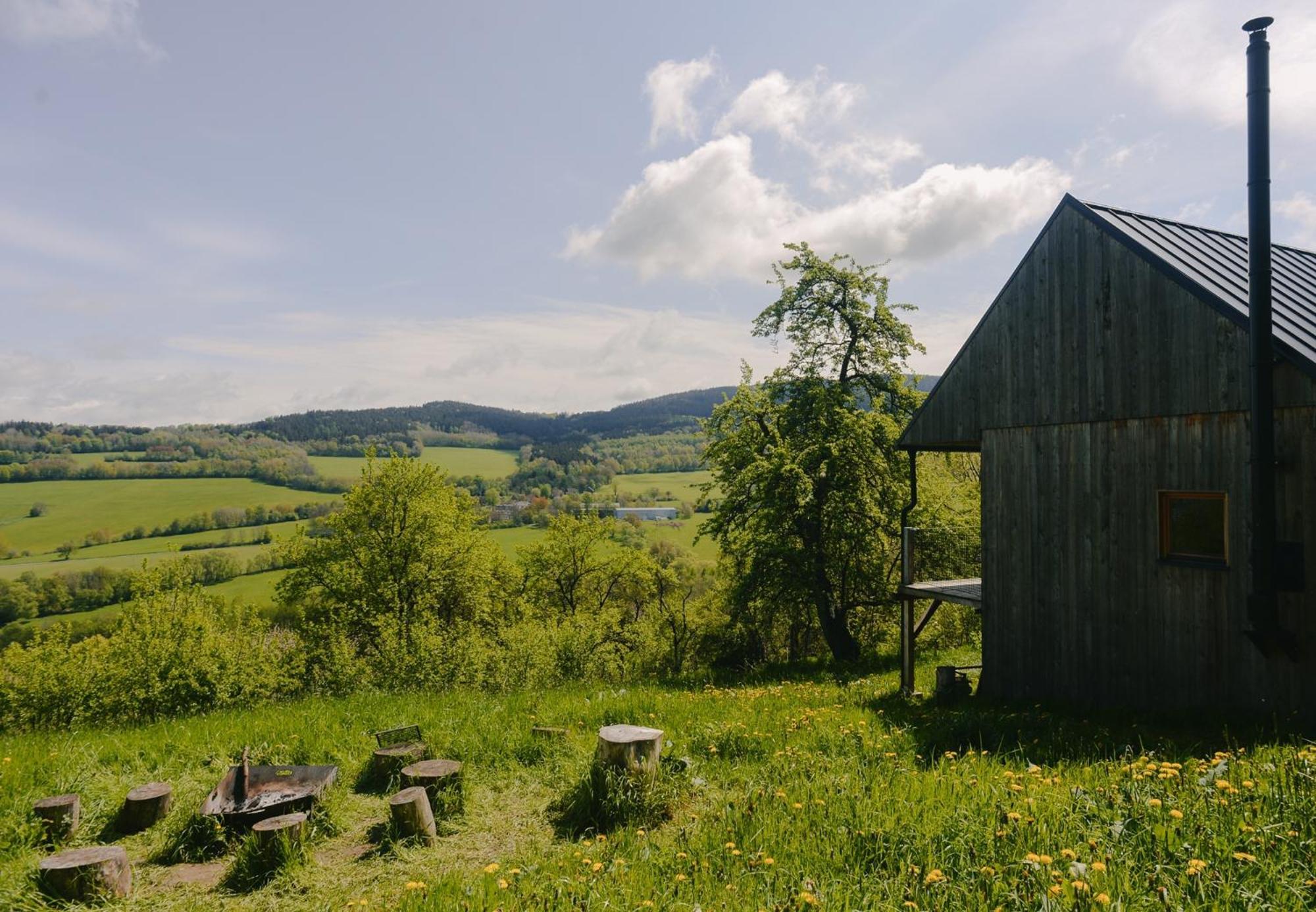 Tri Domky - Tiny Houses Depoltice Exterior foto