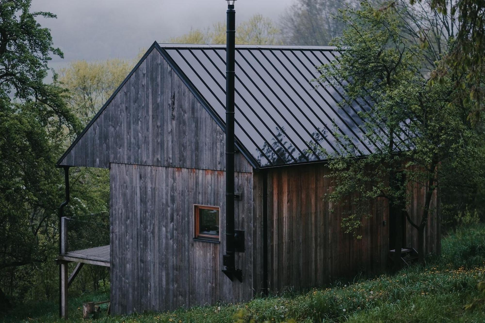 Tri Domky - Tiny Houses Depoltice Exterior foto